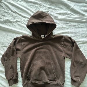 Aritzia Extra Fleece Mega Fit Brown Hoodie